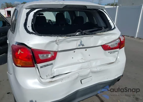 2015 Mitsubishi Outlander Sport Es из США, поврежденный, VIN 4A4AP3AU4FE038600
